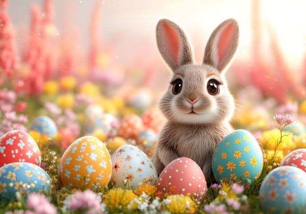 CGで作成されたウサギ